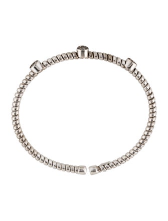 Bracelet 14K Diamond Station Cuff Bracelet