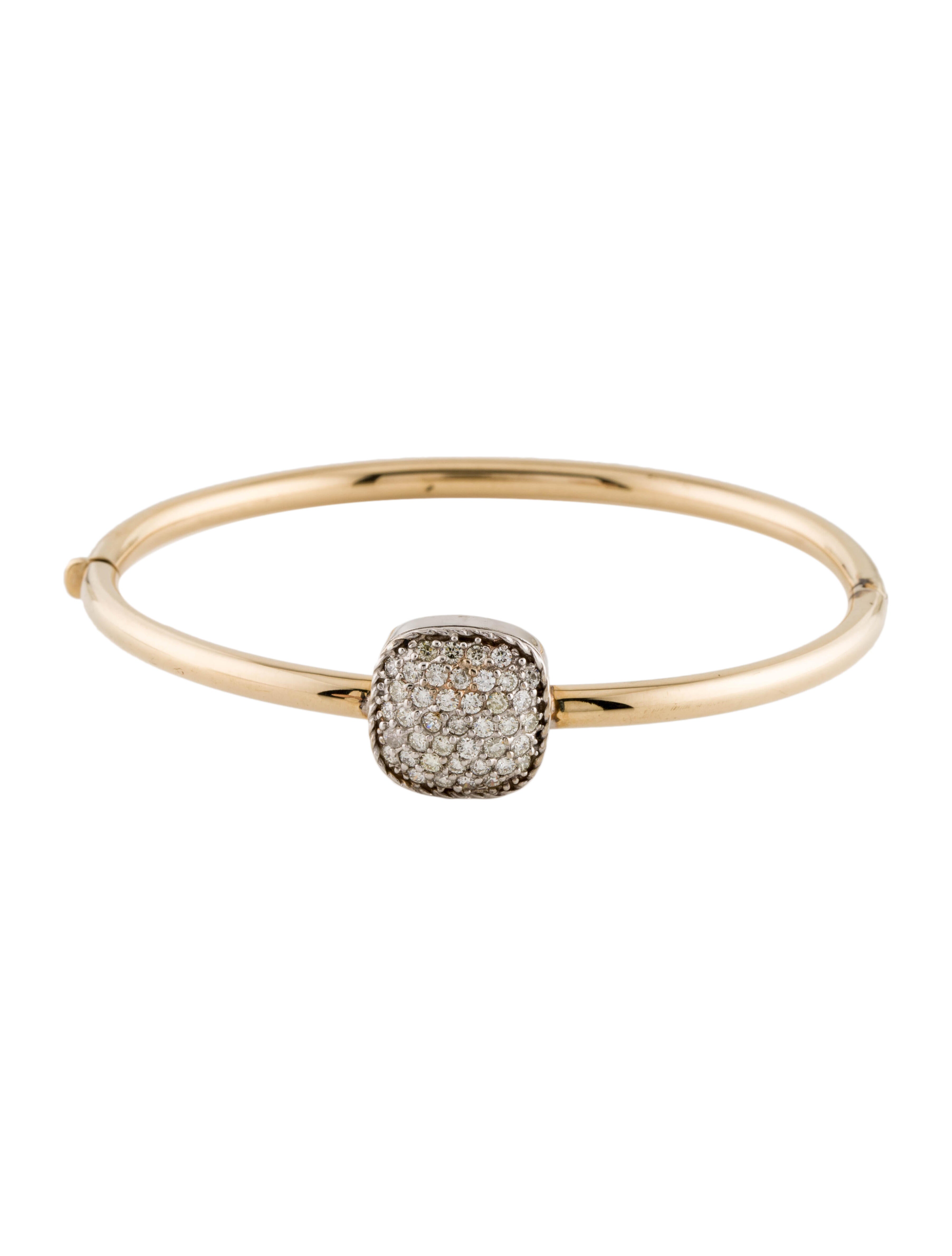 Bracelet 14K Diamond Station Bangle