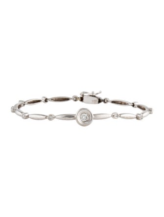 Bracelet 14K Diamond Station Bracelet