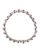Bracelet 14K Ruby & Diamond Link Bracelet