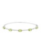 Bracelet 14K Peridot & Diamond Bangle Bracelet