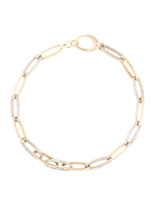 Bracelet 14K 1.15ctw Diamond Link Bracelet