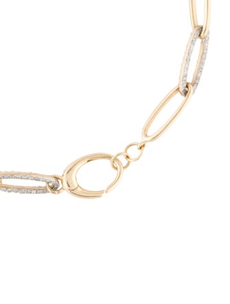 Bracelet 14K 1.15ctw Diamond Link Bracelet
