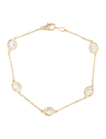 Bracelet Station 18K 2.60ctw Diamond