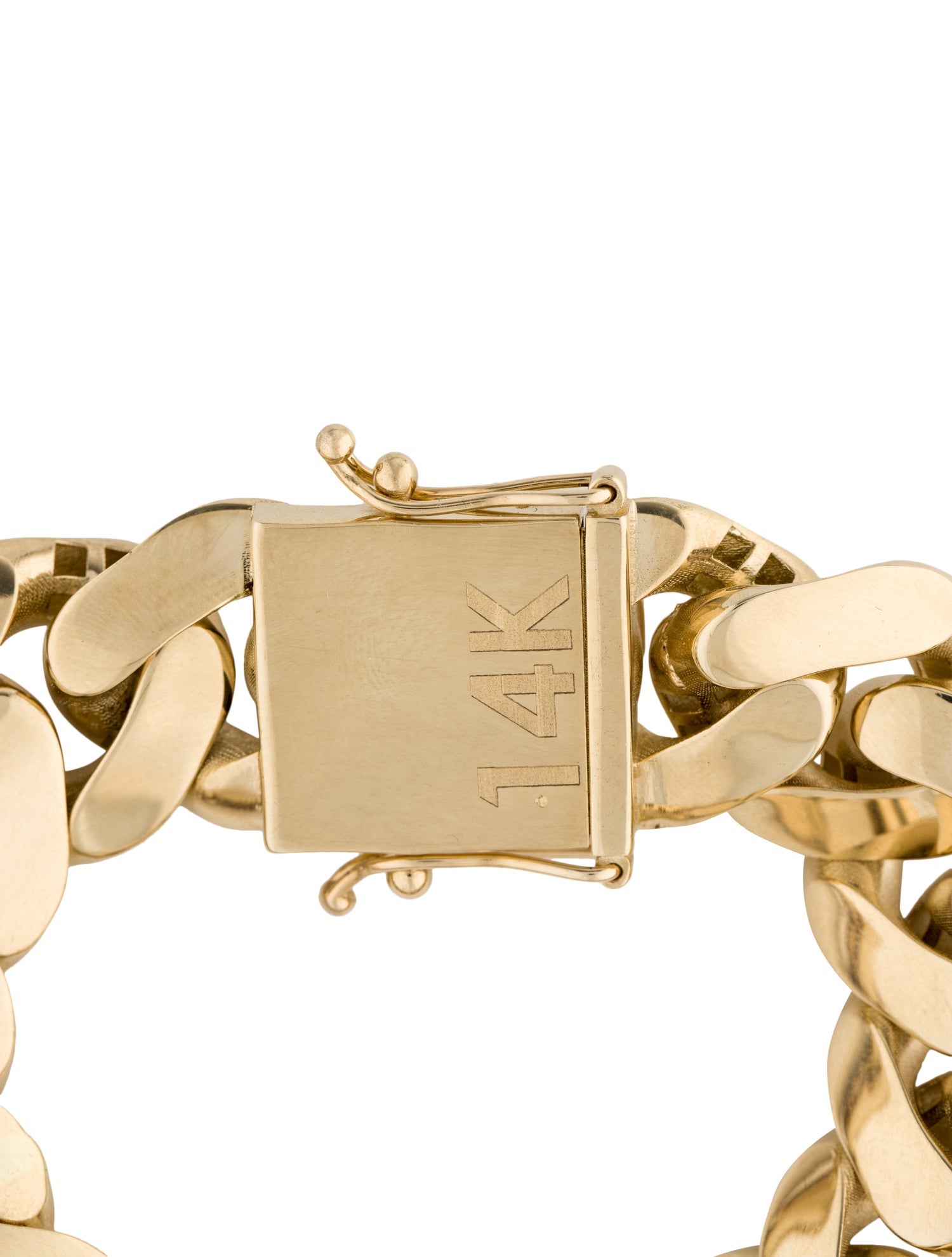 Bracelet 14K Cuban Link Chain Bracelet