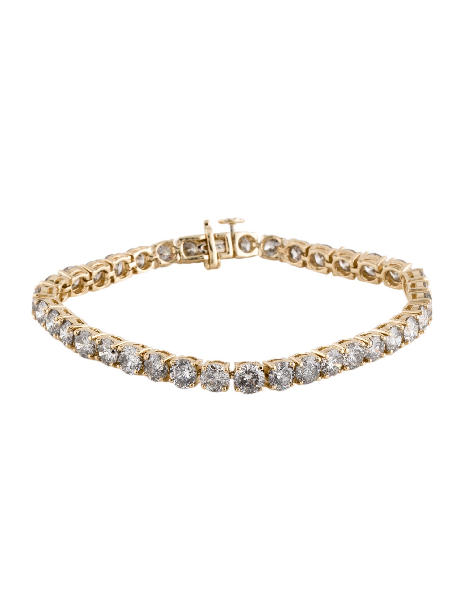 Bracelet 14K 15.00ctw Diamond Tennis Bracelet