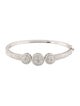 Bracelet 14K 1.84ctw Diamond Hinged Bangle Bracelet