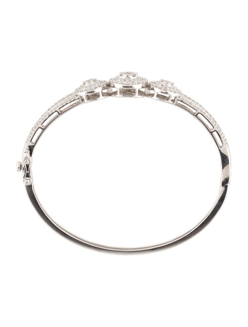Bracelet 14K 1.84ctw Diamond Hinged Bangle Bracelet