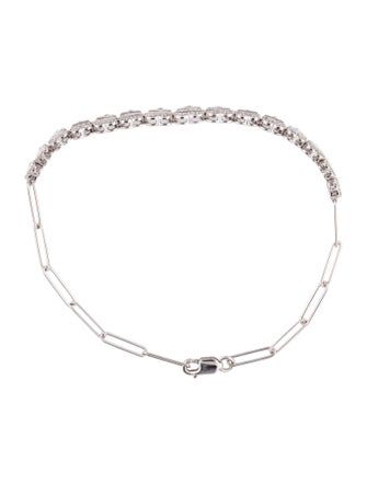 Bracelet 14K 1.12ctw Diamond Heart Link Bracelet