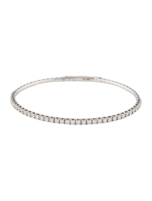 Bracelet 14K Diamond Flexible Bangle
