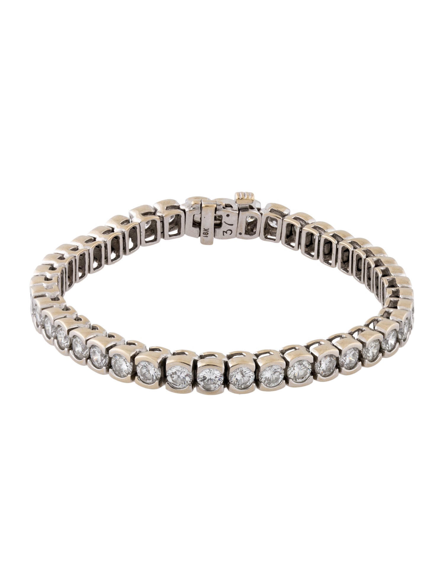 Bracelet 18K 7.79ctw Diamond Link Bracelet