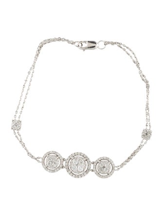 Bracelet 14K Diamond Station Bracelet