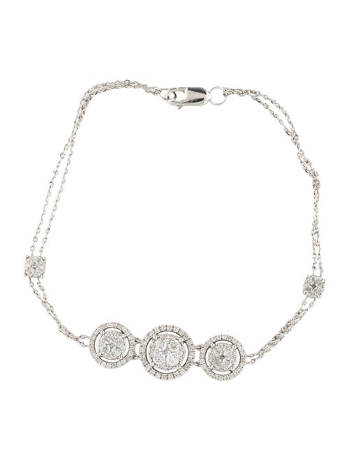 Bracelet 14K Diamond Station Bracelet