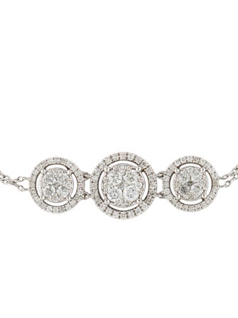Bracelet 14K Diamond Station Bracelet