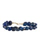Bracelet 14K Lapis Lazuli Double Strand Bead Bracelet