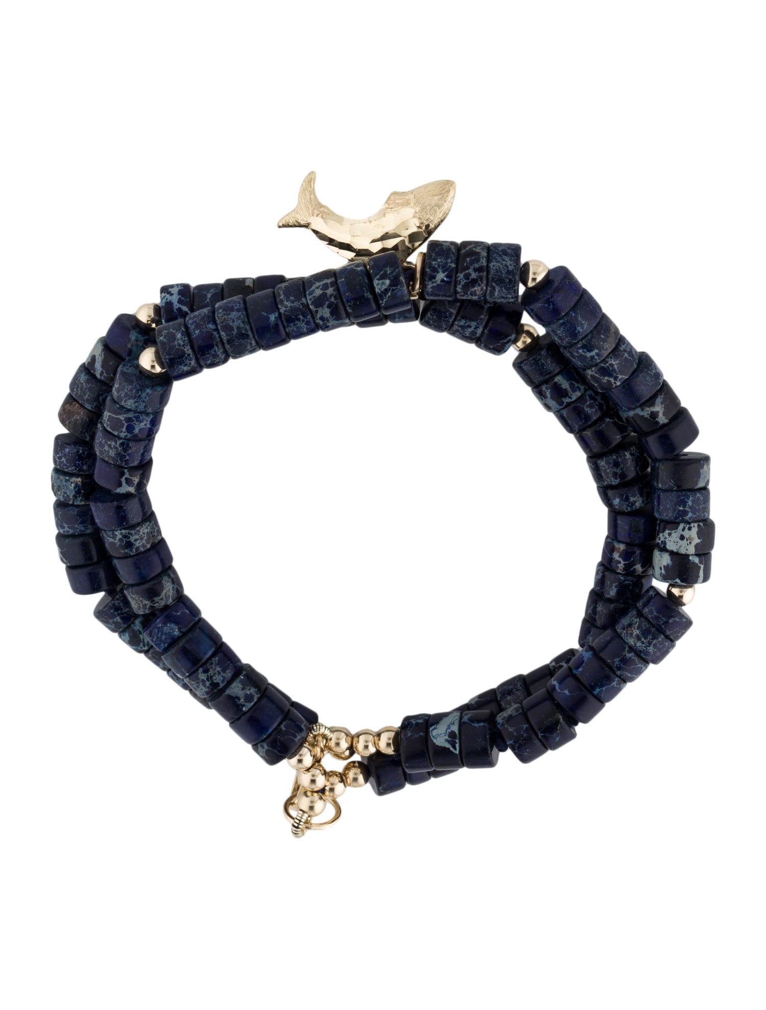 Bracelet 14K Sodalite Charm Bracelet