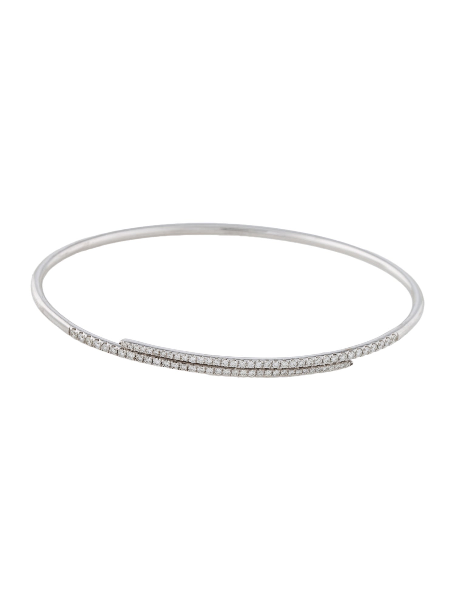 Bracelet 18K Diamond Wire Bangle Bracelet
