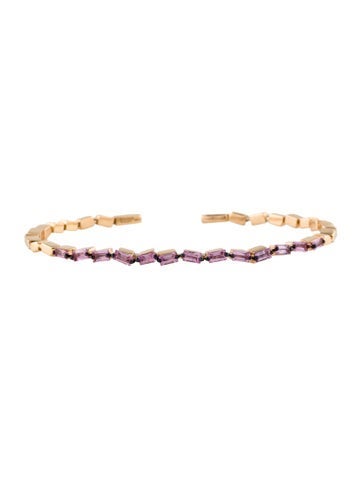 Suzanne Kalan Cuff 18K 1.20ctw Sapphire Bracelet