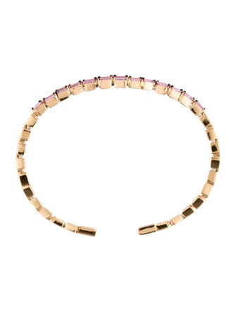 Suzanne Kalan 18K 1.20ctw Sapphire Cuff Bracelet