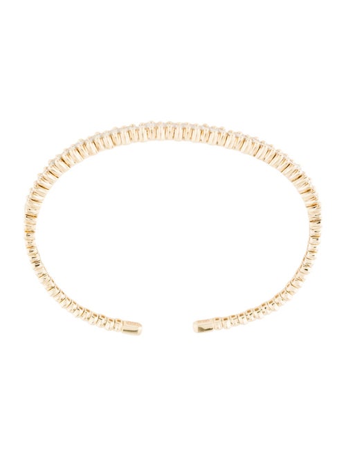 Suzanne Kalan 18K Diamond One of a Kind Mini Princess Cuff Bracelet