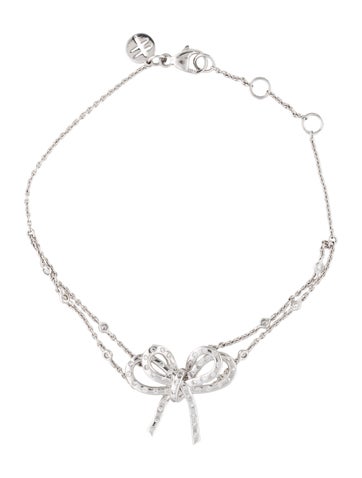 Bracelet Station 18K Diamond Ribbon