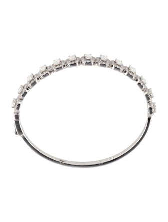 Bracelet 14K 4.75ctw Lab-Grown Diamond Oval Hinged Bracelet
