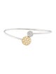 Bracelet 14K Two-Tone Diamond Flex Cuff Bracelet