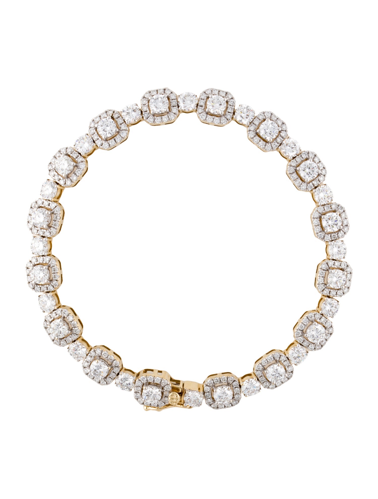 Bracelet 14K 7.97ctw Lab-Grown Diamond Link Bracelet