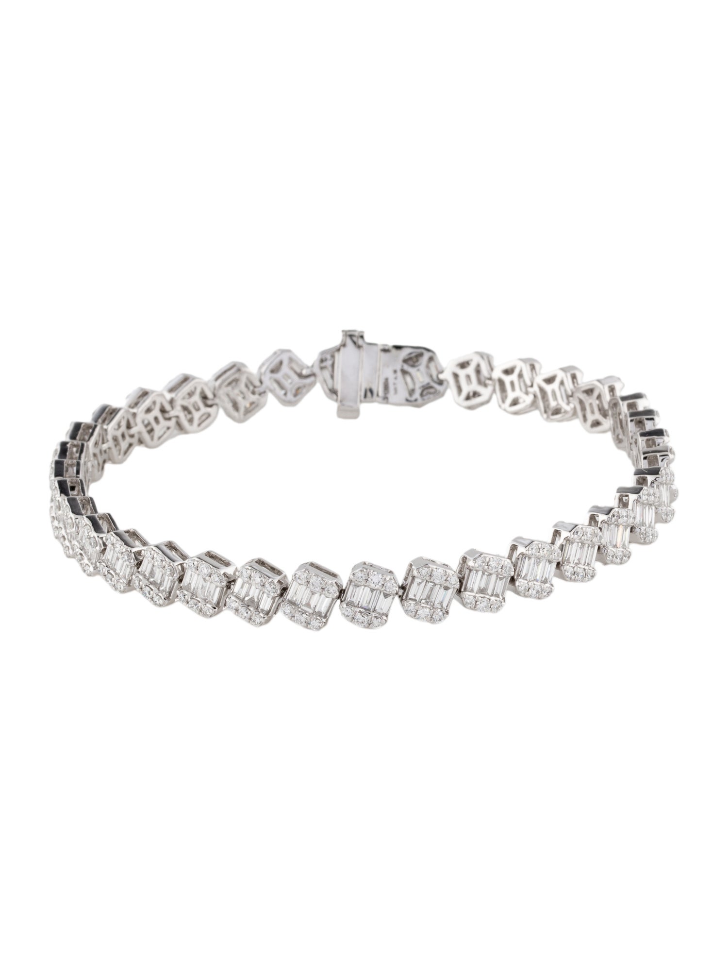 Bracelet 14K 3.90ctw Lab-Grown Diamond Link Bracelet