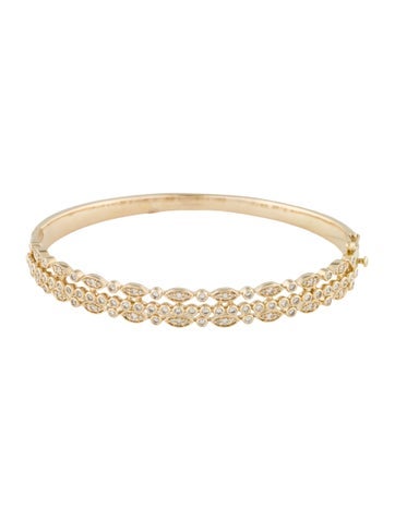 Bracelet Bangle 14K 1.00ctw Diamond