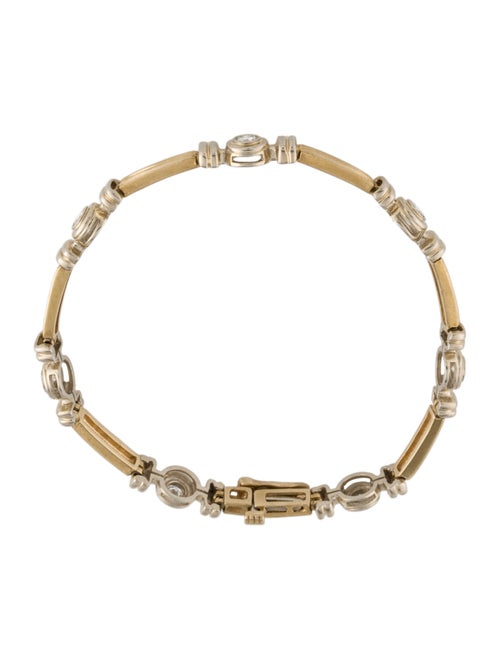 Bracelet 14K Diamond Link Bracelet