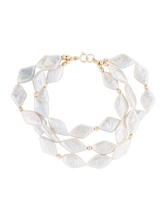Bracelet 14K Pearl Multistrand Bracelet