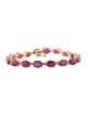 Bracelet 14K 22.36ctw Ruby & Diamond Link Bracelet