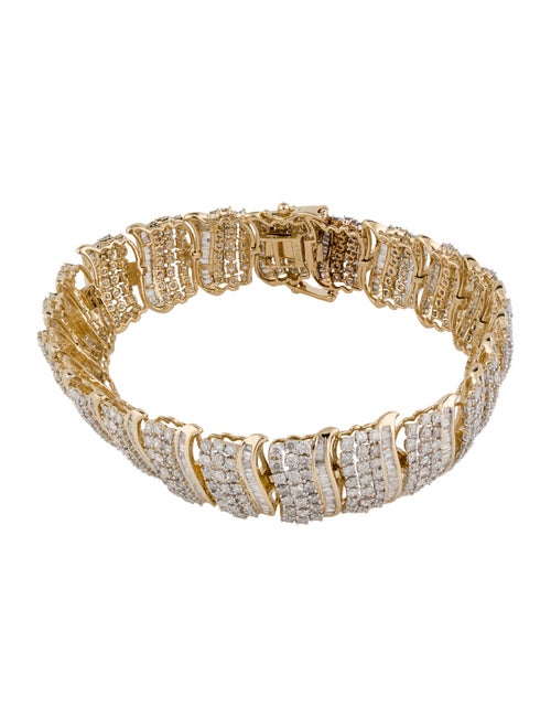 Bracelet 14K 9.32ctw Diamond Link Bracelet