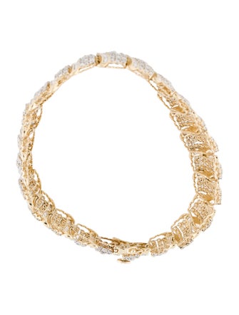 Bracelet 14K 9.32ctw Diamond Link Bracelet