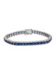Bracelet 18K 6.83ctw Sapphire & Diamond Bracelet