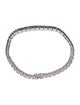 Bracelet 18K 6.83ctw Sapphire & Diamond Bracelet