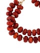 Bracelet 14K Dyed Coral Double Strand Beaded Bracelet