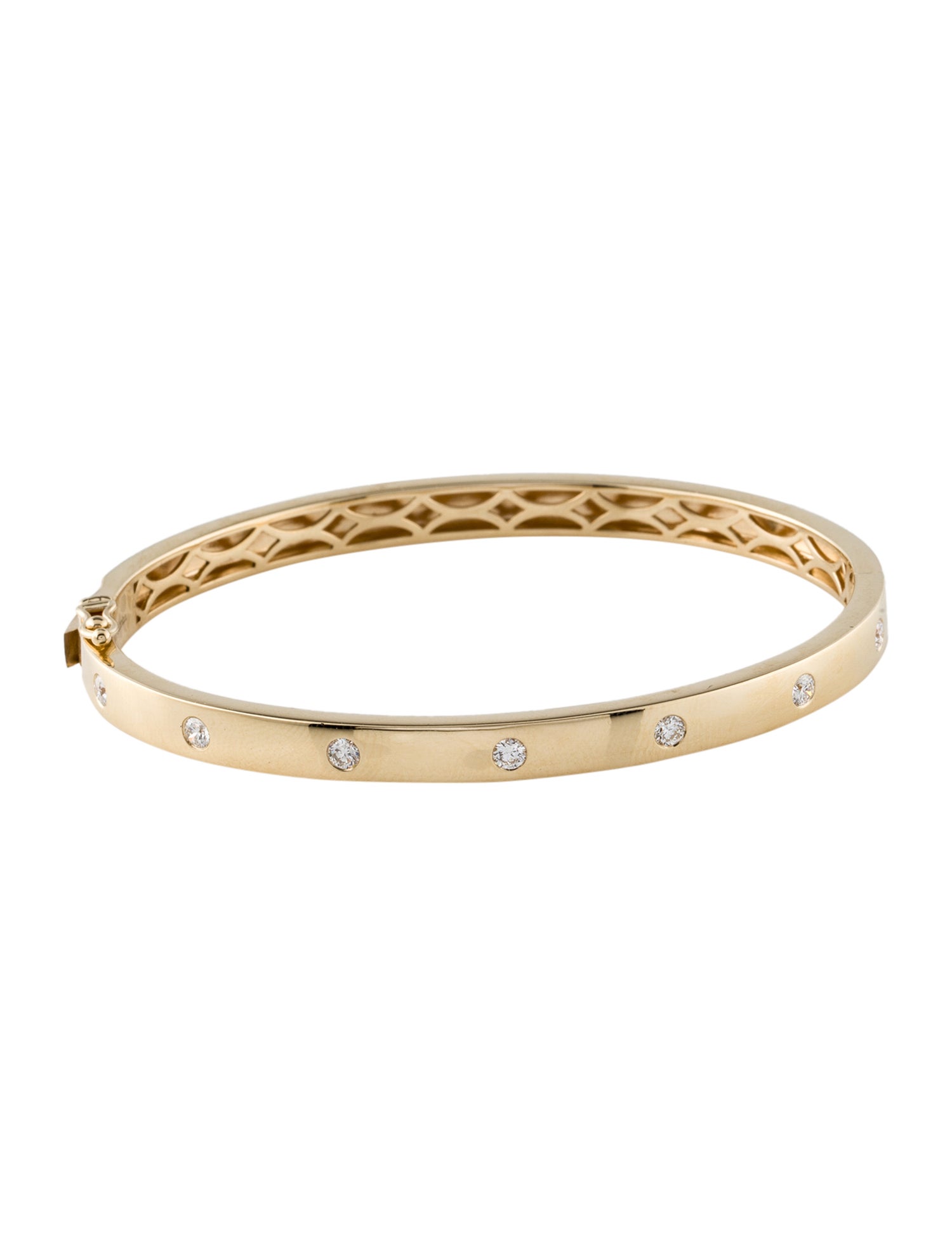 Bracelet 14K Diamond Bangle Bracelet