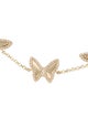 Bracelet 14K Diamond Butterfly Station Bracelet