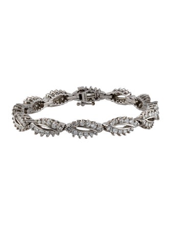 Bracelet 4.56ctw Diamond Station Bracelet