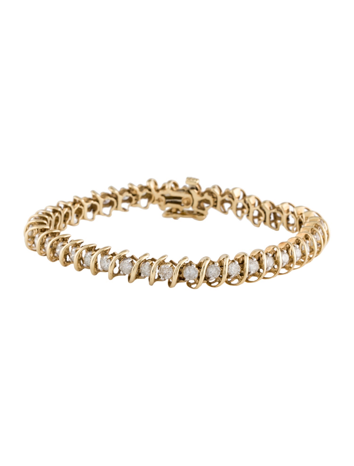 Bracelet 14K 4.00ctw Diamond Tennis
