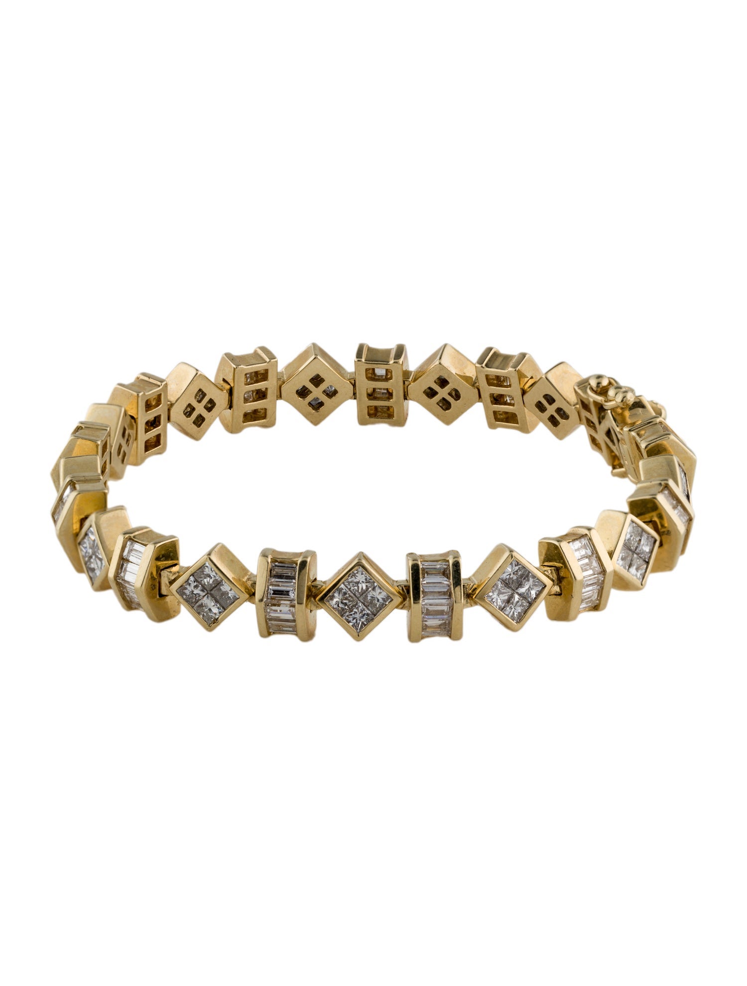 Bracelet 14K 7.52ctw Diamond Link Bracelet