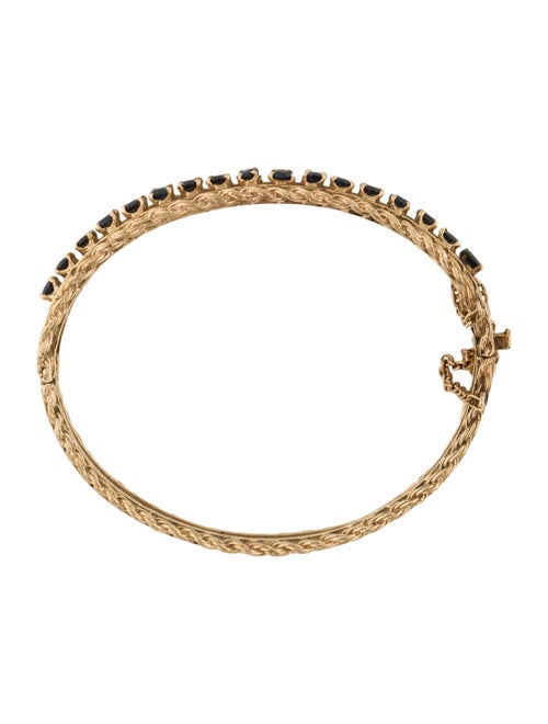 Bracelet 14K 2.51ctw Sapphire Bangle Bracelet