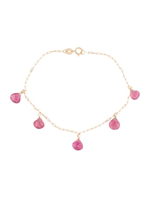 Bracelet 14K Tourmaline Station Bracelet