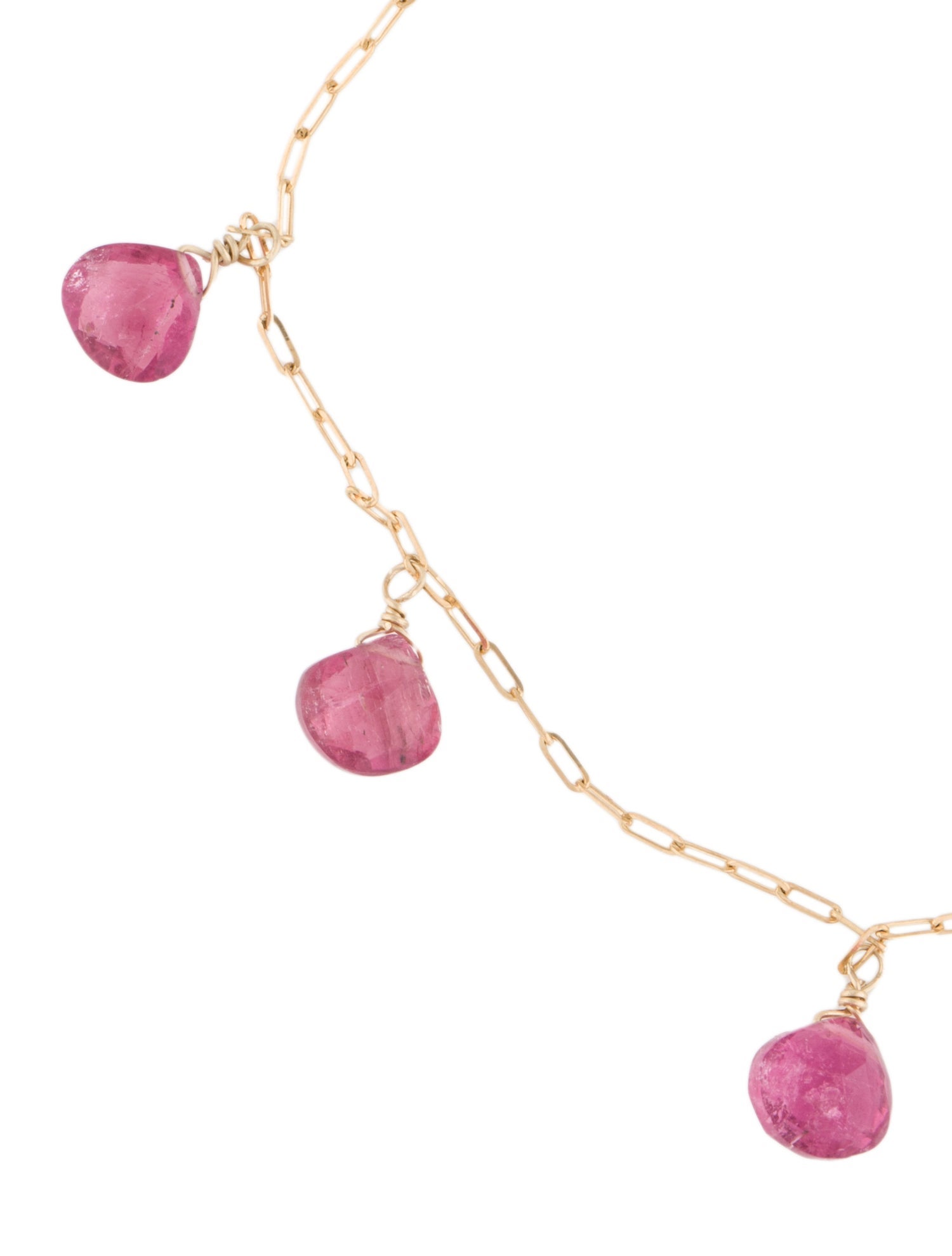 Bracelet 14K Tourmaline Station Bracelet