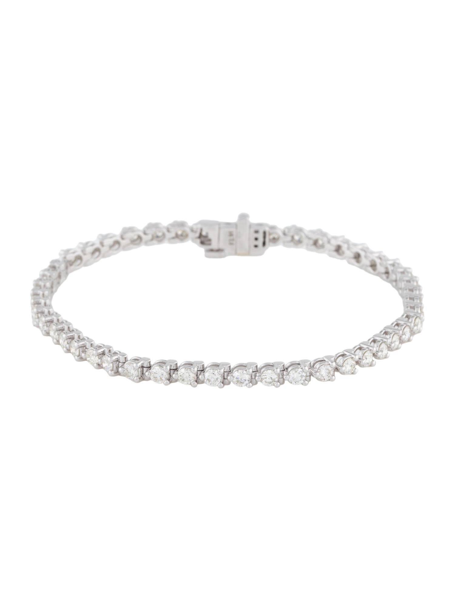 Bracelet 14K 2.85ctw Diamond Tennis Bracelet