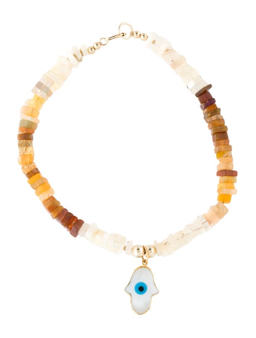 Bracelet 18K Mother of Pearl & Multistone Charm Bracelet