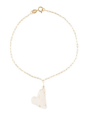 Bracelet Charm 14K Opal