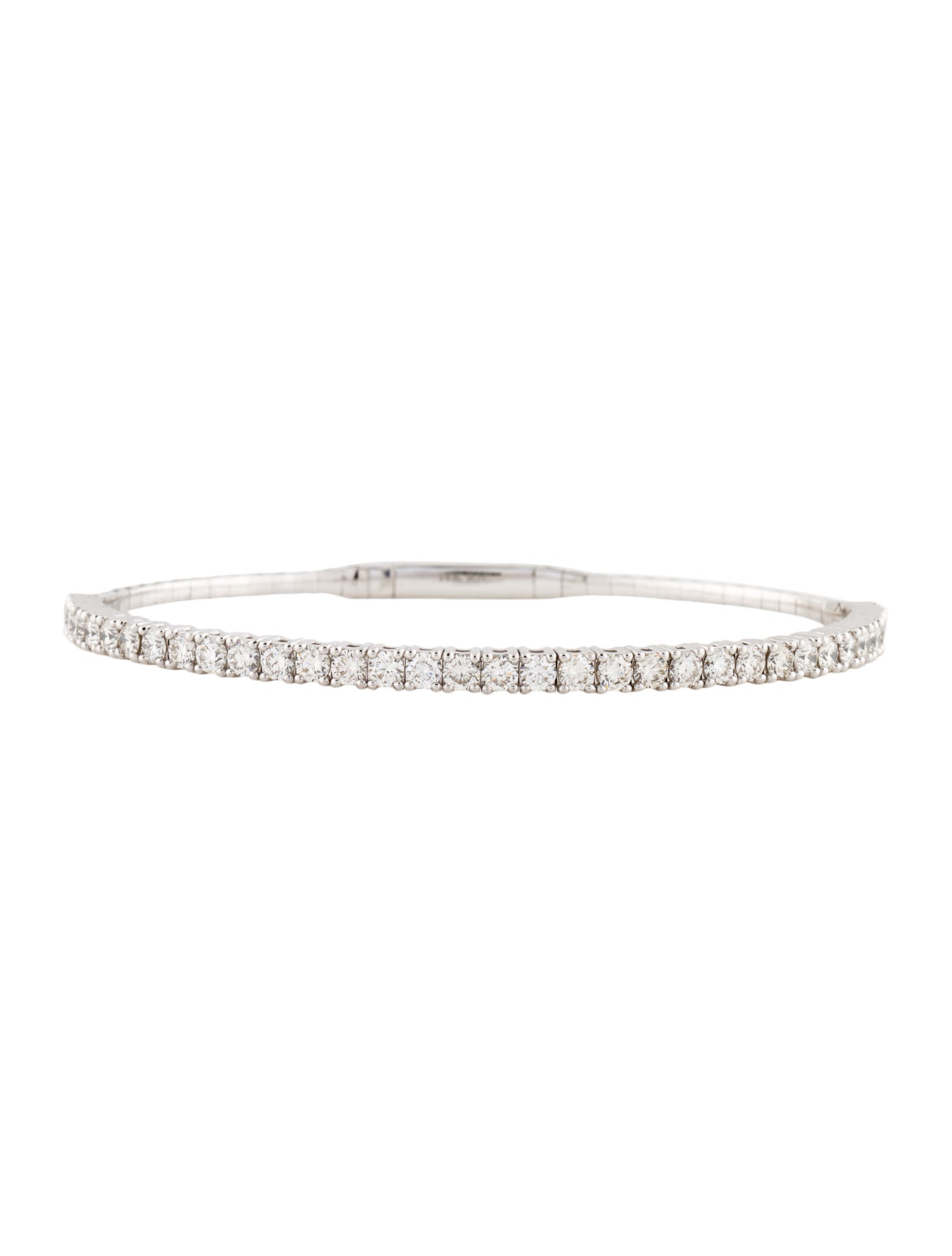 Bracelet 18K 2.73ctw Diamond Flex Bangle Bracelet